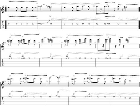 Each line has one symbol, and the 5 lines represent 5 different notes. . Guitar solo tabs pdf
